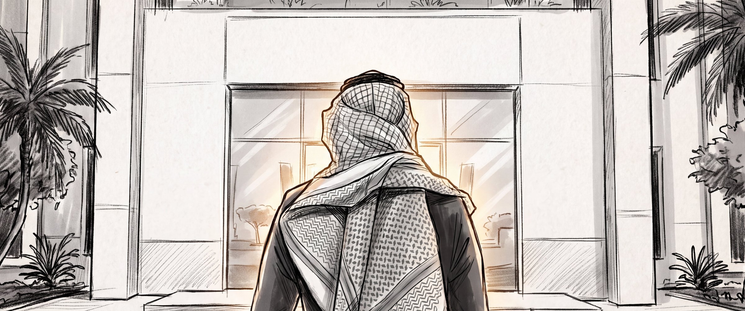لوحة الستوري بورد لمشروع المخطط الشامل لمدينة الرياض